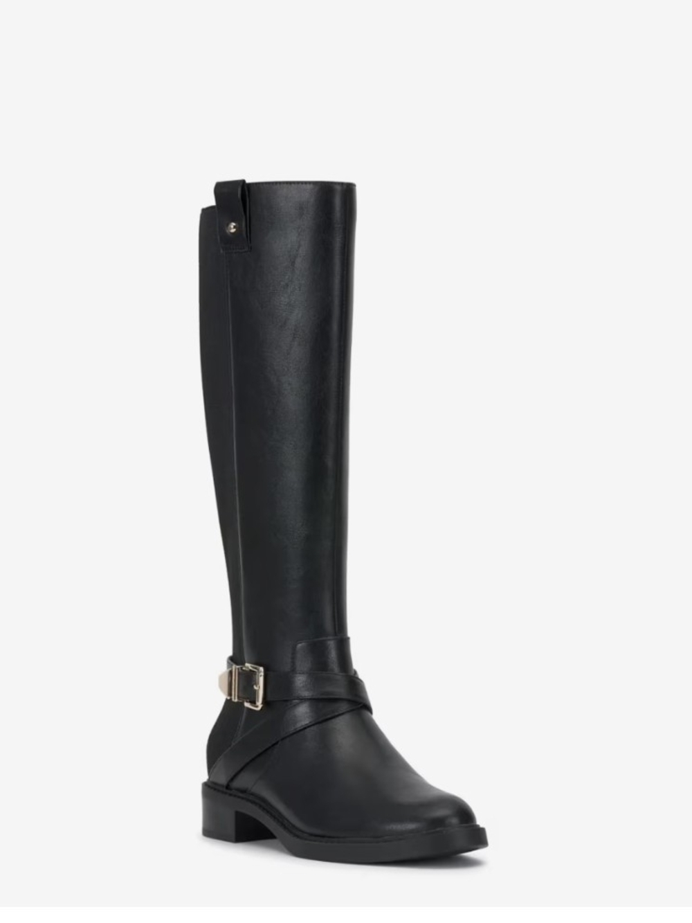 Kelly And Katie Women’s Tall Black Buckle Riding Boots Size 10